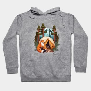 fox at night Hoodie